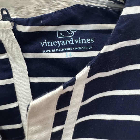 Girls Break Stripe Vineyard Shift Tunic Dress ❤️ - Picture 5 of 8